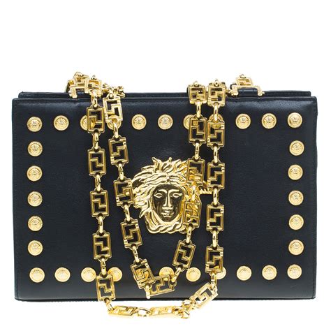 g versace vintage bag|vintage Versace shoulder bag.